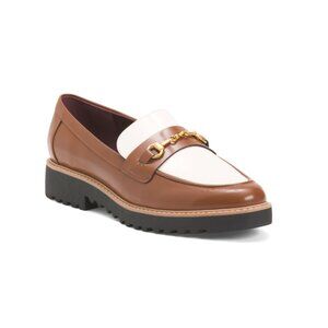 FRANCO SARTO Tobacco Collete Lug Loafers